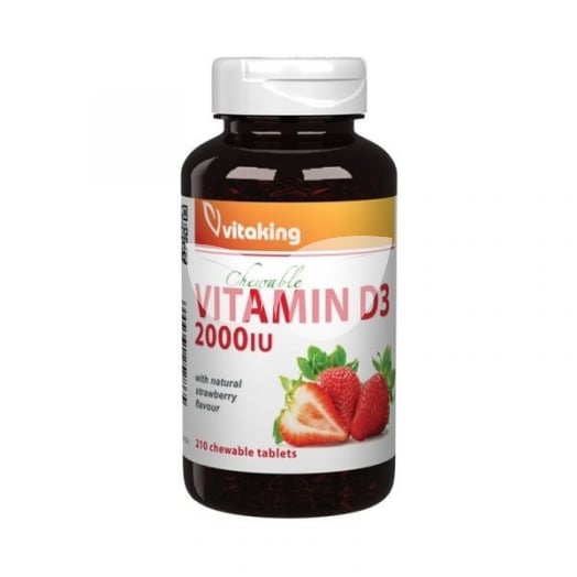 Vitaking D3-vitamin 2000NE rágótabletta • Egészségbolt