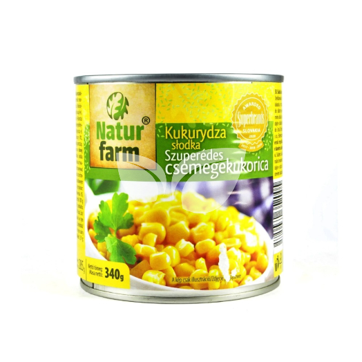 Natur Farm Kukorica konzerv 400 g • Egészségbolt