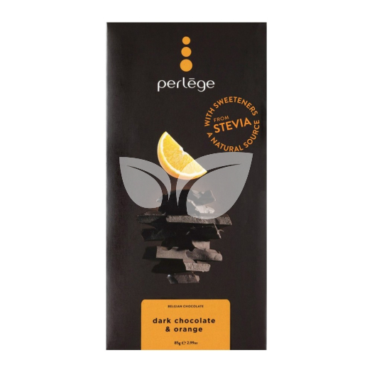 Perlége Belga Stevia Étcsok. Narancs 85G • Egészségbolt