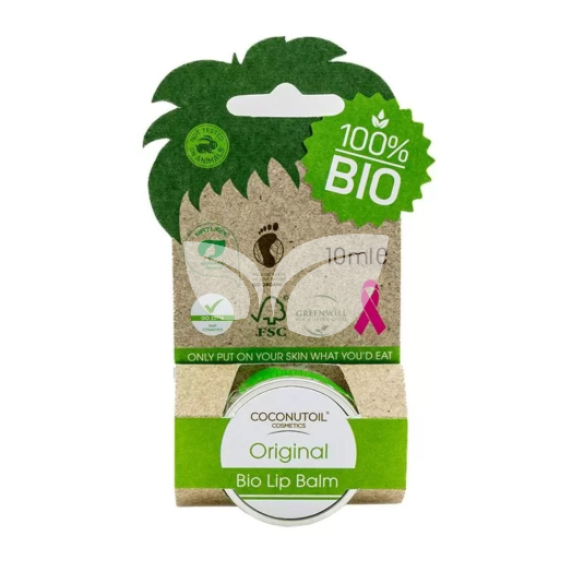 Coconutoil cosmetics bio ajakápoló original 10 ml • Egészségbolt