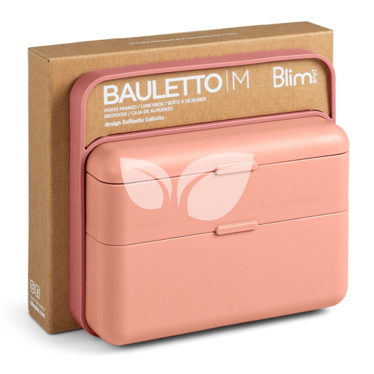 Bauletto by Blim Ebéddoboz M-es  púder rózsaszín • Egészségbolt