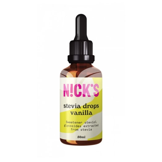 Nicks vaníliás stevia csepp 50 ml • Egészségbolt