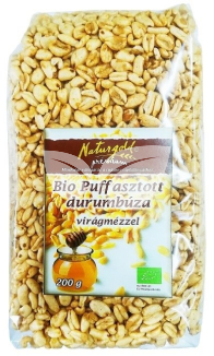 Naturgold Bio Puffasztott Durumbúza mézzel 200 g