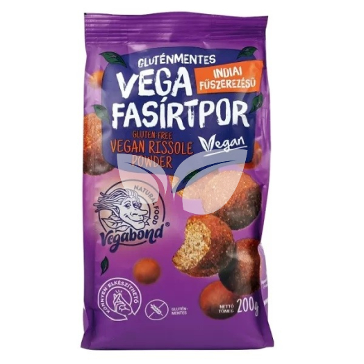 Vegabond vega fasírtpor gluténmentes indiai fűszerezésű 200 g • Egészségbolt