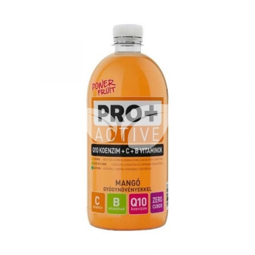 Powerfruit pro+ active Q10 c+b vitaminos mangó ízű üdítőital 750 ml • Egészségbolt