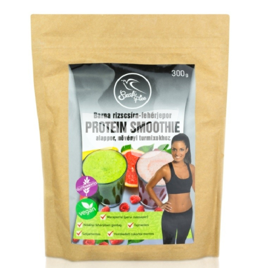 Szafi Free Barna rizscsíra-fehérje protein smoothie 300 g • Egészségbolt