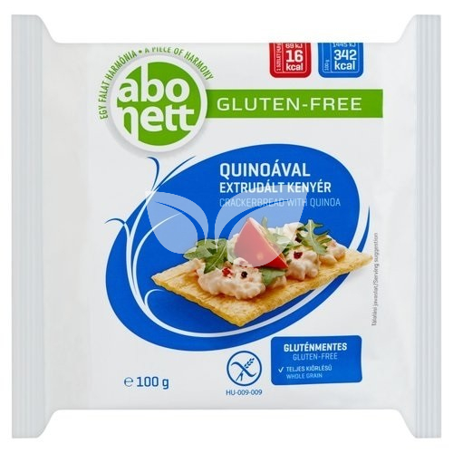 Abonett Quinoás gluténmentes extrudált kenyér 100 g • Egészségbolt