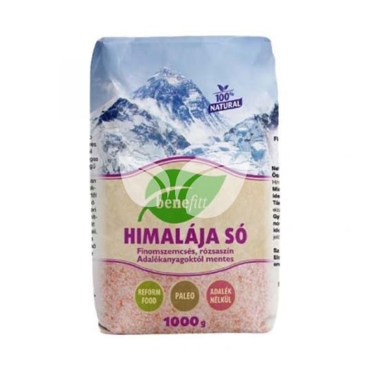 Benefitt Himalája Só Rózsaszín finomszemcsés​​​​​​​ 1000 g • Egészségbolt