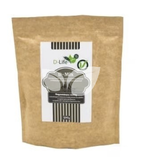 D-life D-mix szénhidrátcsökkentett sütőkeverék 70% teljes kiőrlésű liszttel  500 g
