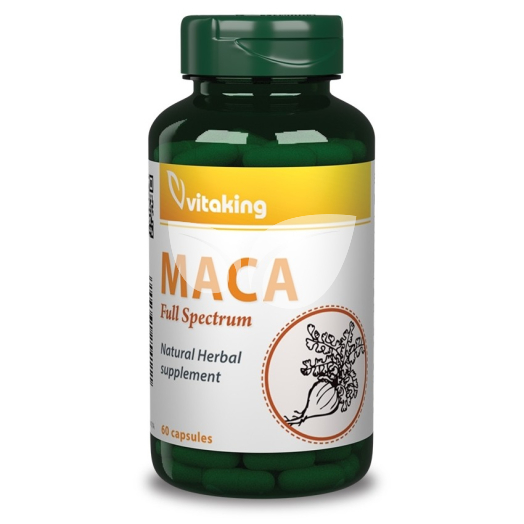 Vitaking Maca gyökér kapszula 500 mg 60 darab • Egészségbolt