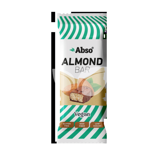 Absorice almond bar mandulás szelet 35 g • Egészségbolt
