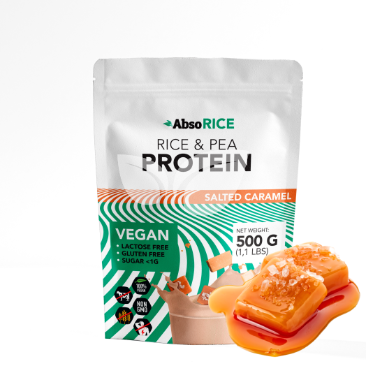 Absorice protein italpor sós karamellás 500 g • Egészségbolt