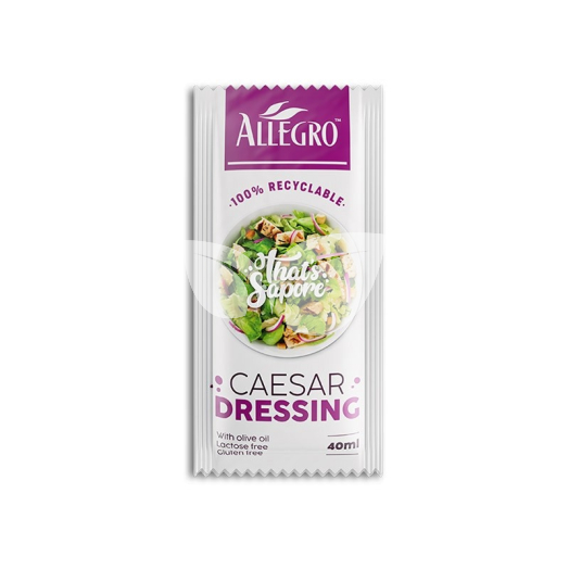 Allegro glutén és laktózmentes cézár öntet 40 ml • Egészségbolt