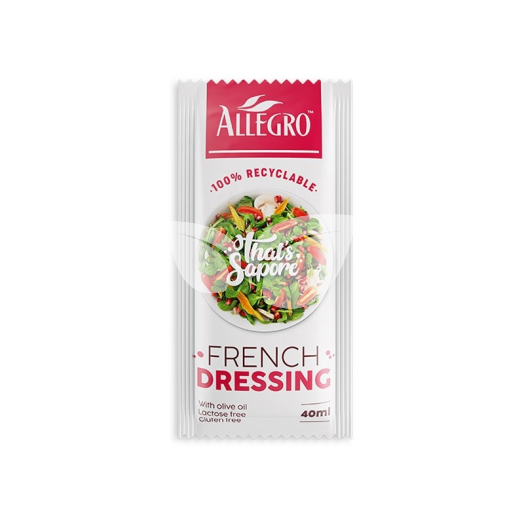 Allegro glutén és laktózmentes francia öntet 40 ml • Egészségbolt