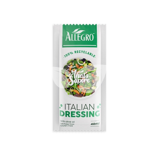 Allegro glutén és laktózmentes olasz öntet 40 ml • Egészségbolt