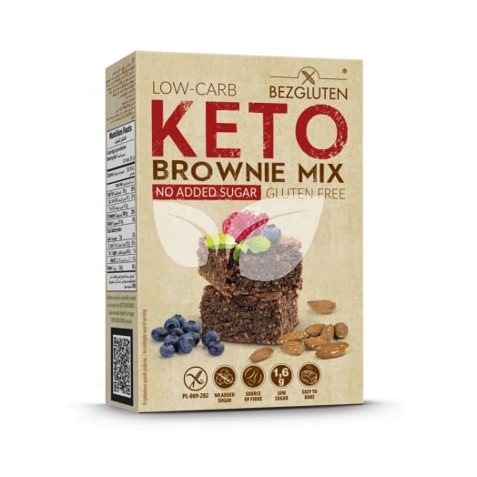 Bezgluten gluténmentes alacsony szénhidráttartalmú keto brownie keverék 150 g • Egészségbolt