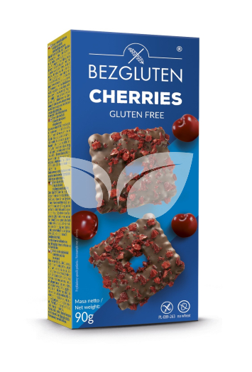 Bezgluten gluténmentes cherries meggyes csokoládés keksz 90 g • Egészségbolt