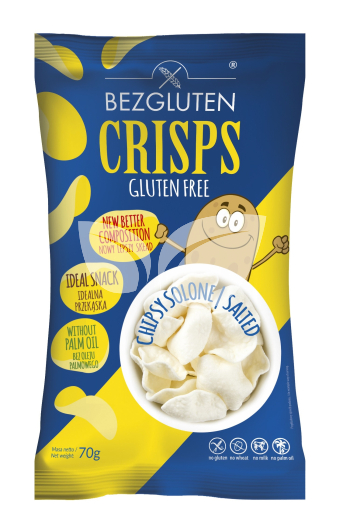 Bezgluten gluténmentes chips sós 70 g • Egészségbolt