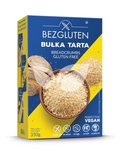 Bezgluten gluténmentes kenyérmorzsa búzakeményítő nélkül 350 g • Egészségbolt