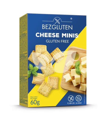 Bezgluten gluténmentes sajtos mini falatkák 60 g • Egészségbolt