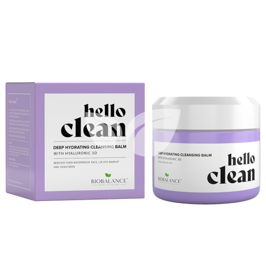 Biobalance hello clean 3in1 mélyhidratáló arctisztító balzsam 100 ml • Egészségbolt