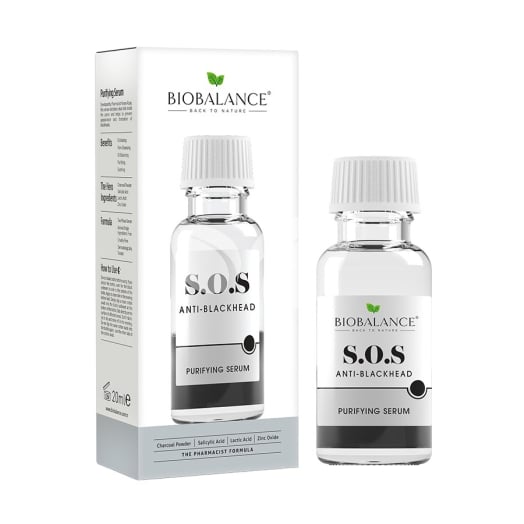 Biobalance szérum s.o.s tisztító mitesszerek ellen 20 ml • Egészségbolt