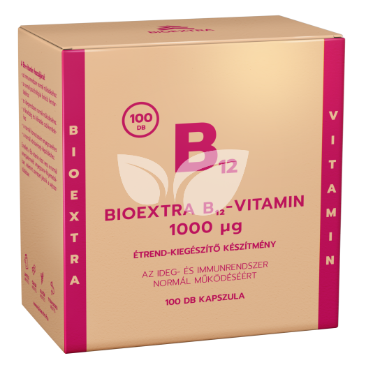 Bioextra b12-vitamin 1000 µg kapszula 100 db • Egészségbolt