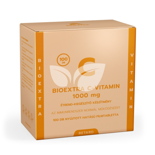 Bioextra c-vitamin 1000mg étrend-kiegészítő készítmény kapszula 100 db • Egészségbolt
