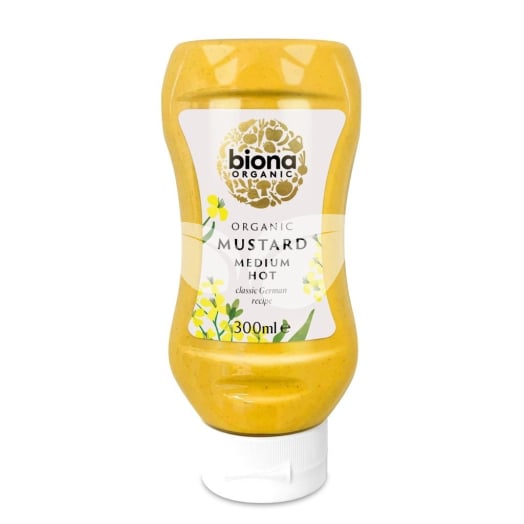 Biona bio mustár közepesen erős 300 ml • Egészségbolt