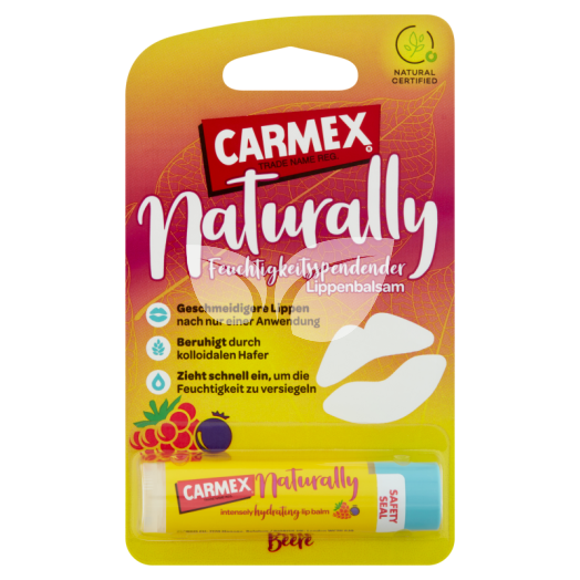 Carmex naturally ajakápoló stift bogyós gyümölcsös 4 g • Egészségbolt