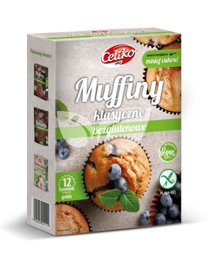Celiko muffin lisztkeverék klassszikus 280 g • Egészségbolt