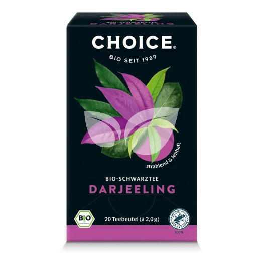 Choice bio fekete tea darjeeling 40 g • Egészségbolt