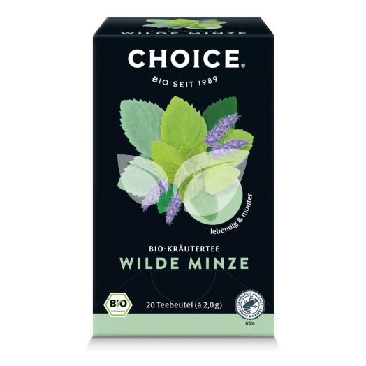 Choice bio gyógynövény tea vadmenta 40 g • Egészségbolt
