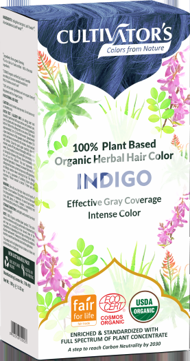 Cultivators bio növényi hajfesték indigó 100 g • Egészségbolt