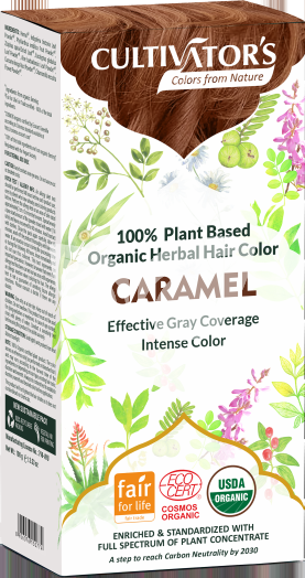 Cultivators bio növényi hajfesték karamell 100 g • Egészségbolt