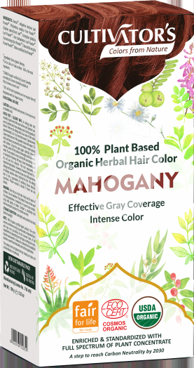 Cultivators bio növényi hajfesték mahagóni 100 g • Egészségbolt