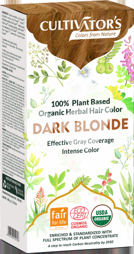 Cultivators bio növényi hajfesték sötét szőke 100 g • Egészségbolt