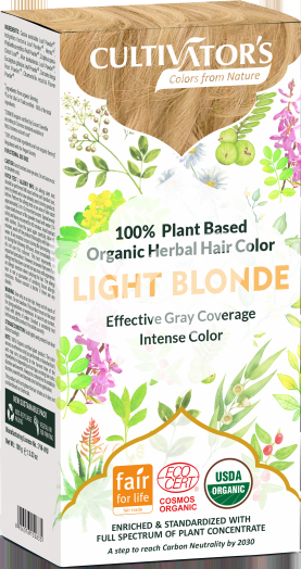 Cultivators bio növényi hajfesték világos szőke 100 g • Egészségbolt
