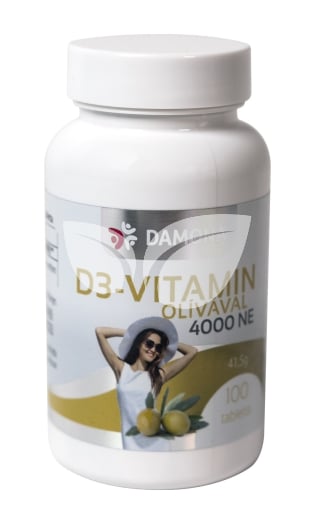 Damona d3 vitamin 4000NE olívával tabletta 100 db • Egészségbolt