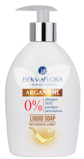 Dermaflora 0% folyékony szappan argánolaj 400 ml • Egészségbolt