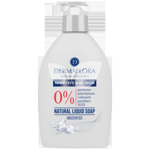Dermaflora 0% folyékony szappan sensitive with msm 400 ml • Egészségbolt