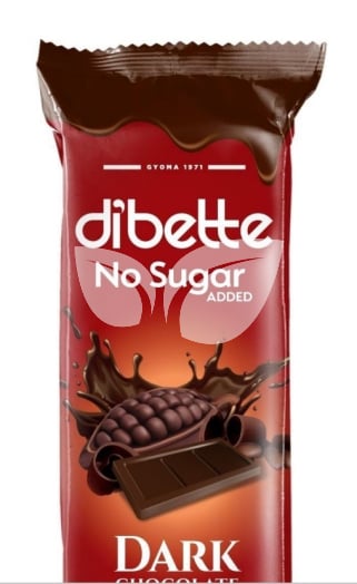 Dibette nas étcsokoládé hozzáadott cukor nélkül 20 g • Egészségbolt