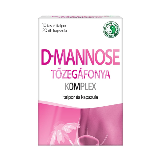 Dr.chen d-mannose tőzegáfonya komplex italpor és kapszula 10+20db 30 db • Egészségbolt