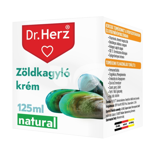 Dr.herz zöldkagyló krém 125 ml
