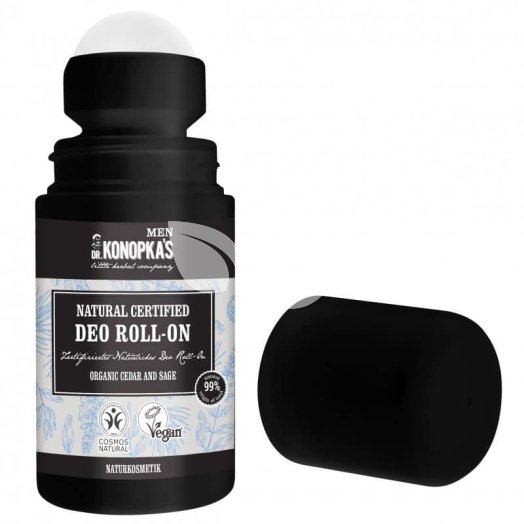 Dr.konopkas men minősített golyós dezodor bio cédrussal és zsályával 50 ml • Egészségbolt