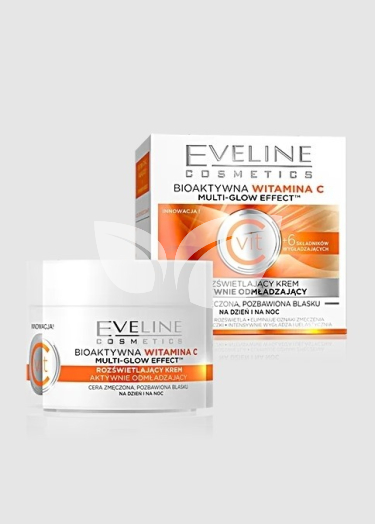 Eveline nature line bioactive c-vitamin tartalmú bőrmegújító nappali és éjszakai arckrém 50 ml • Egészségbolt