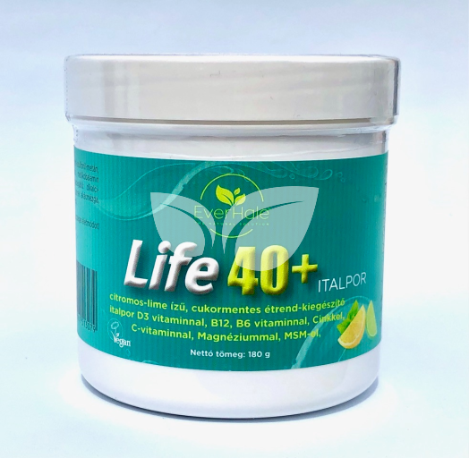 Everhale life 40+ italpor citromos-lime ízű 180 g • Egészségbolt
