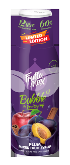 Fruttamax bubble 12 alma-szilva-fahéj 500 ml