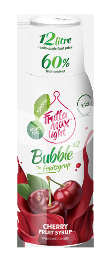 Fruttamax bubble 12 meggy light 500 ml • Egészségbolt