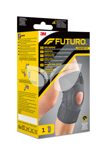 Futuro comfort fit térdrögzítő állítható 27,9-55,9cm 1 db • Egészségbolt